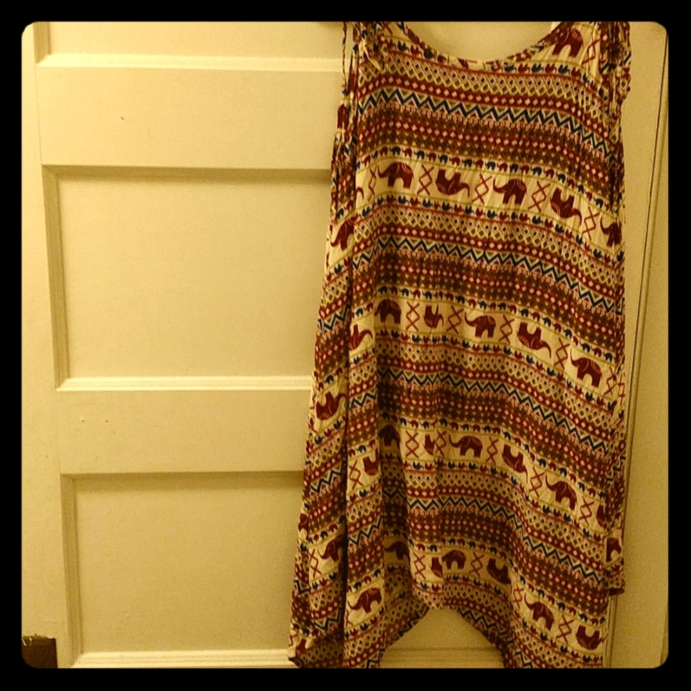 Adjustable elephant boho dress/shirt